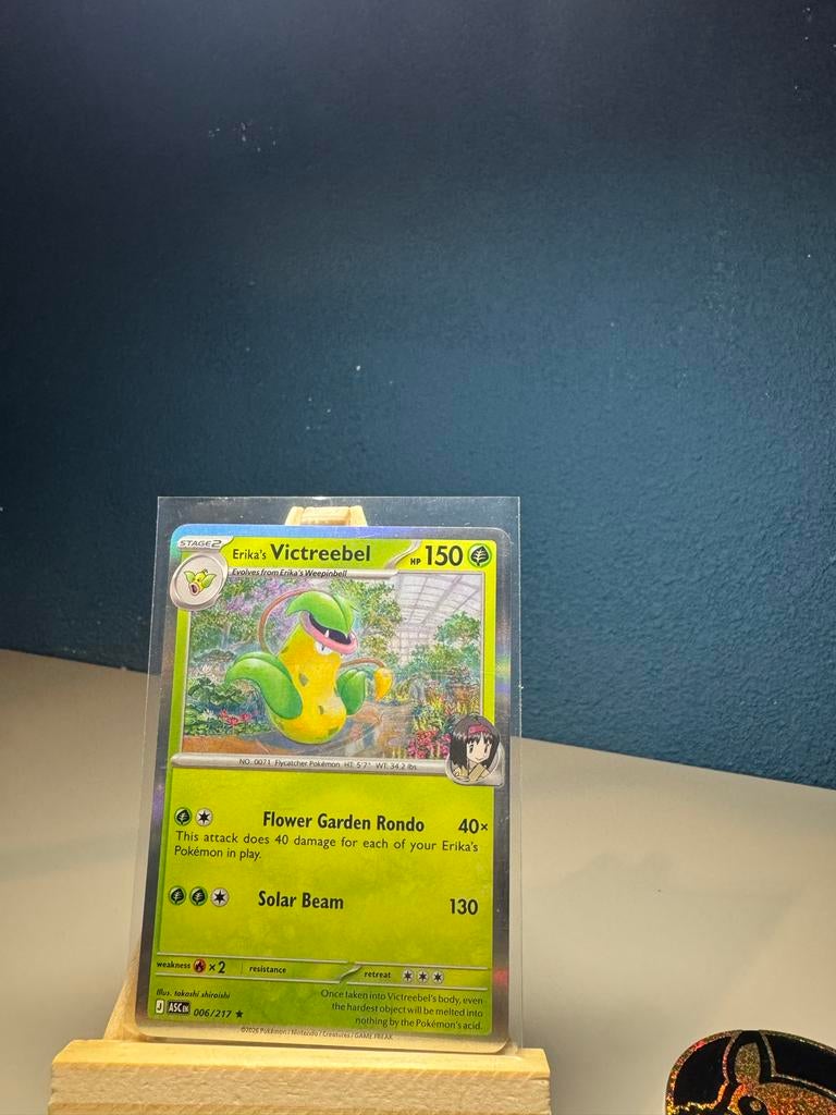 Pokémon Kaart: Erika's Victreebel 006/217, Ophalen of Verzenden, Zo goed als nieuw, Losse kaart