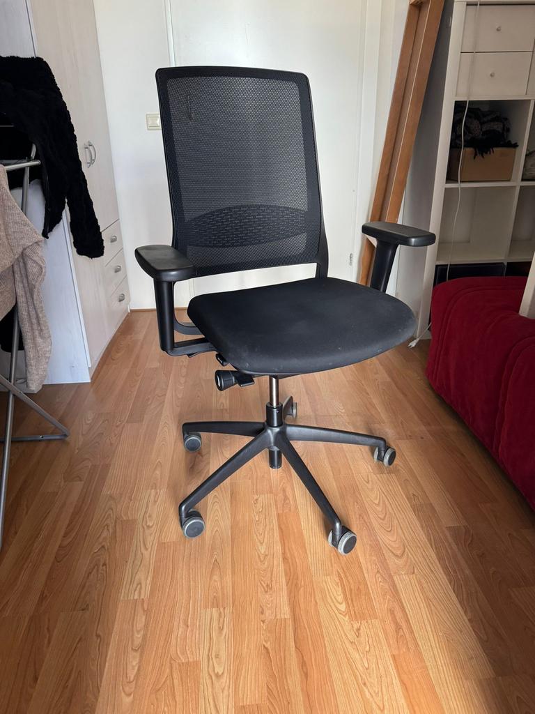 Gispen bureaustoel, Huis en Inrichting, Bureaustoelen, Ophalen, Gebruikt, Zwart, Bureaustoel