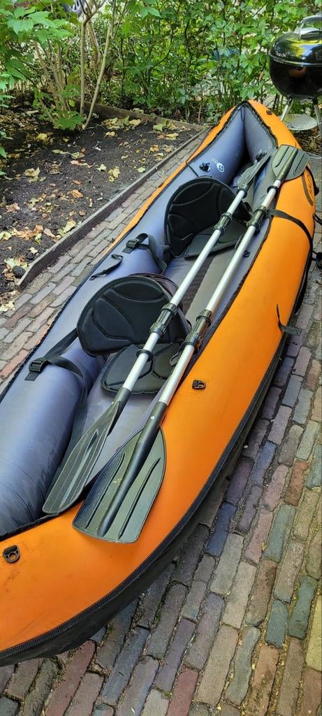 Hydro-Force opblaasbare kajak met peddels, Ophalen, Gebruikt, Met peddels, Kajak