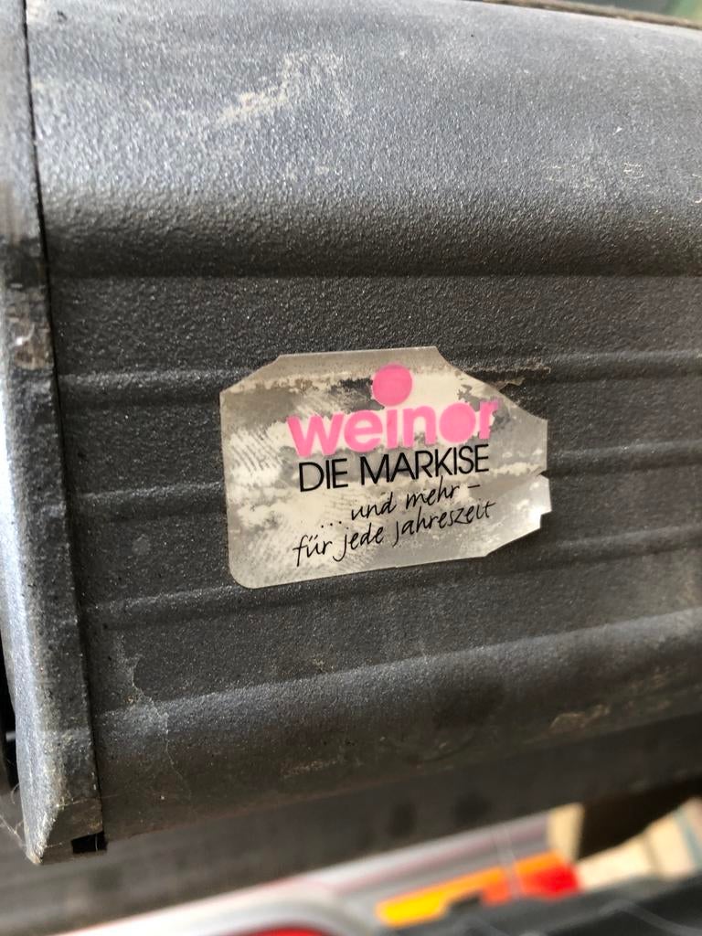 Uitvalscherm, Tuin en Terras, Zonneschermen, Ophalen, 450 cm of meer, Elektrisch, Zo goed als nieuw