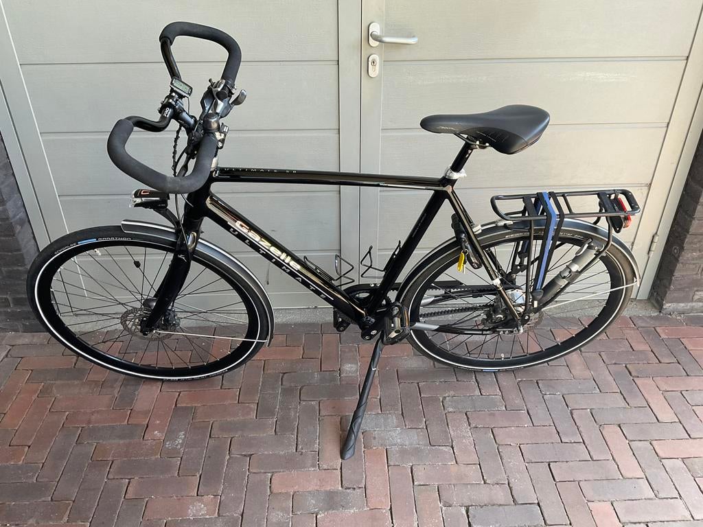 Gazelle Ultimate S8 herenfiets framemaat 61, Alfine 8v, belt, Ophalen, Zo goed als nieuw, Gazelle