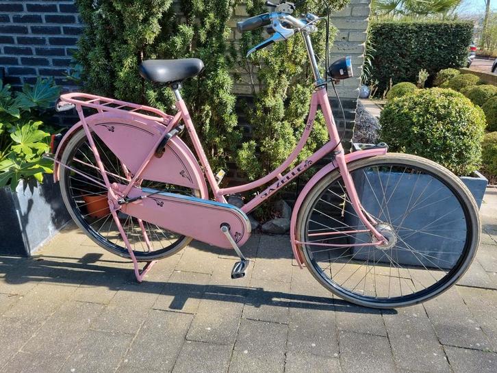 Gazelle Basic Retro, Fietsen en Brommers, Fietsen | Dames | Omafietsen, Gebruikt, 56 cm of meer, Handrem, Versnellingen, Ophalen of Verzenden