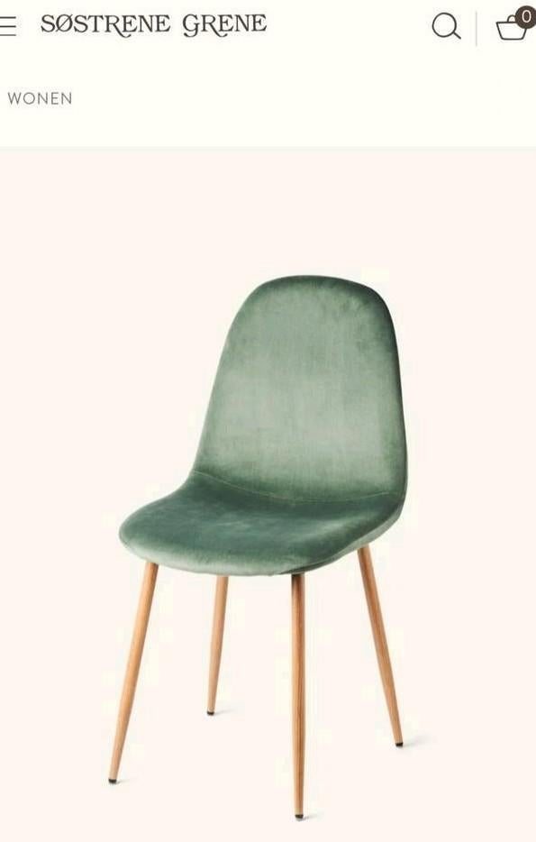 Søstrene grene stoel., Huis en Inrichting, Stoelen, Ophalen of Verzenden, Blauw, Eén