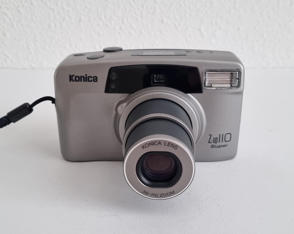 Konica Z-Up 110 Super 35mm Point And Shoot Film Camera, Audio, Tv en Foto, Fotocamera's Analoog, Ophalen of Verzenden, Gebruikt