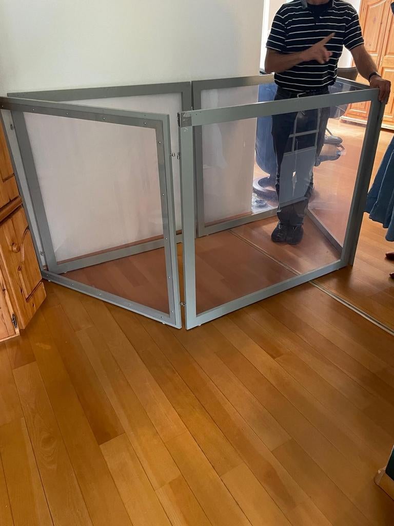 8 plexiglas panelen voor kattenverblijf, Ophalen