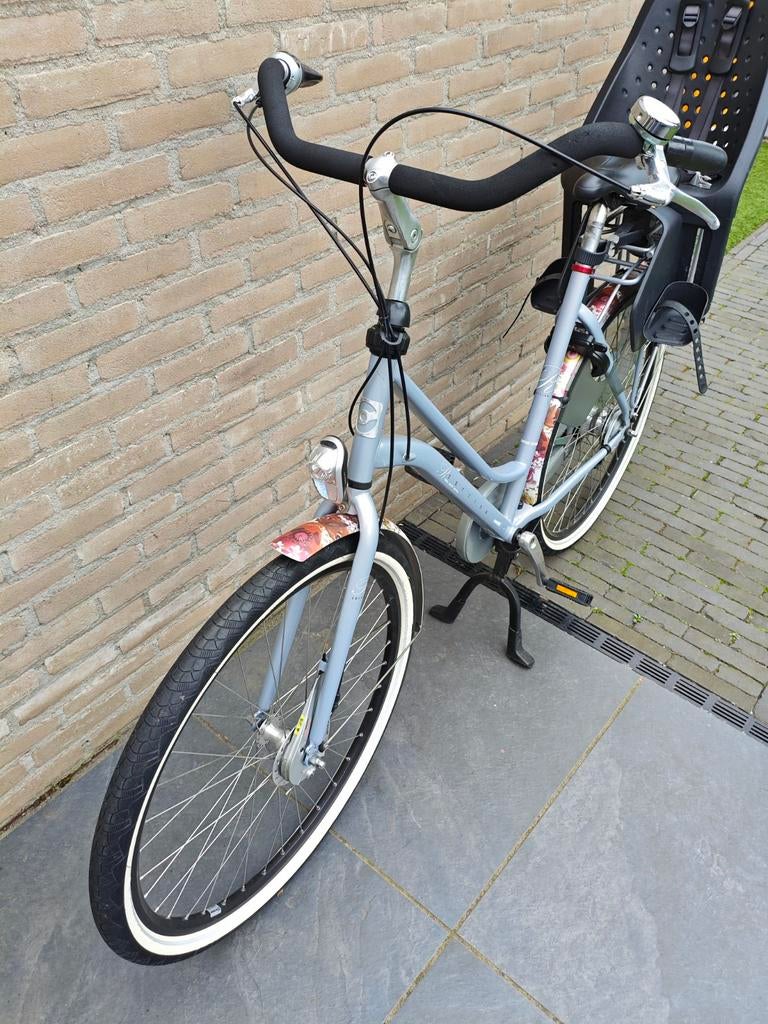 Cortina mama fiets met zitje, Fietsen en Brommers, Buggydrager, 56 cm of meer, Zo goed als nieuw, 1 zitje