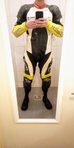 Alpinestars Overall Maat 52 - Zwart/Wit/Geel, Motoren, Kleding | Motorkleding, Overall, Alpinestars, Tweedehands, Heren