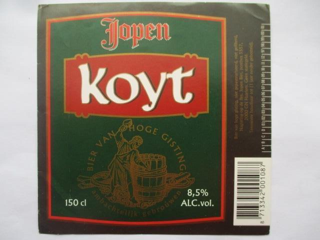 bieretiket Nederland 27-3 (3V) jopen, Verzamelen, Ophalen of Verzenden, Gebruikt, Overige typen, Overige merken