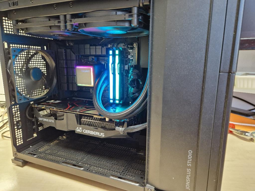 Asus B760 +12600K + 1070Ti, Computers en Software, Desktop Pc's, Gebruikt, 4 Ghz of meer, SSD, 16 GB, Ophalen of Verzenden