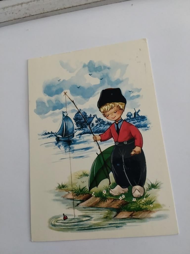 BOERTJE. AAN HET VISSEN. 1987, Ophalen of Verzenden, 1980 tot heden, Overige thema's