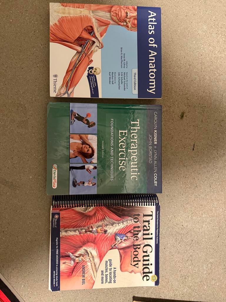 Schoolboeken Fysiotherapie, Ophalen of Verzenden, Zo goed als nieuw, School, Studie en Wetenschap