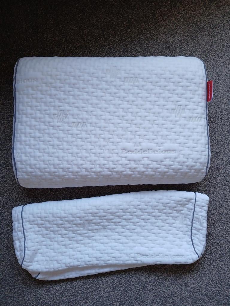 Beddelicious medisch hoofdkussen, Eenpersoons, Wit, Ophalen of Verzenden, Zo goed als nieuw