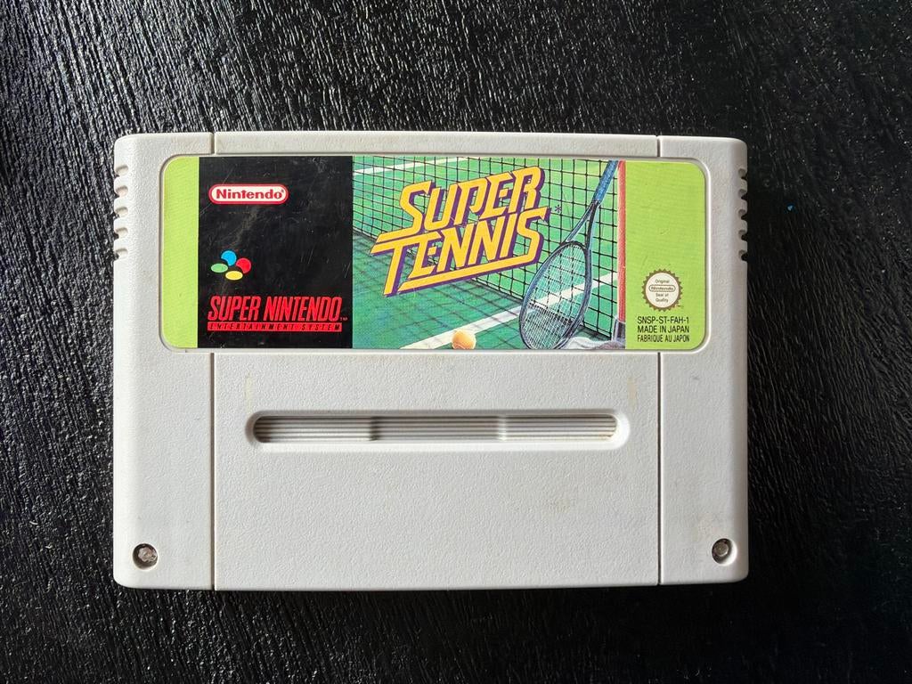 Super Tennis SNES - Klassieke Tennisgame voor Nintendo, Spelcomputers en Games, Games | Nintendo Super NES, Gebruikt, 2 spelers