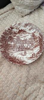 Vintage bord met landschap, Broadhurst Ironstone, Antiek en Kunst, Ophalen of Verzenden