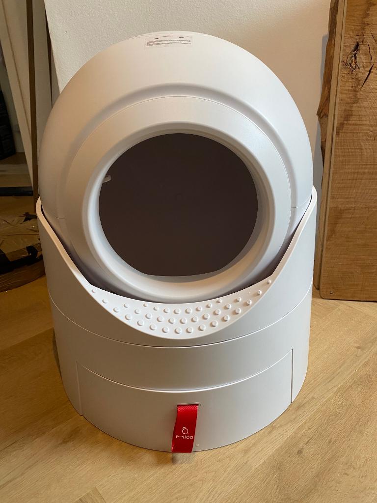 Petlux semi-automatische kattenbak, Ophalen of Verzenden, Zelfreinigend, Zo goed als nieuw, Gesloten