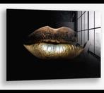 Golden Lips schilderij gehard glas, Ophalen