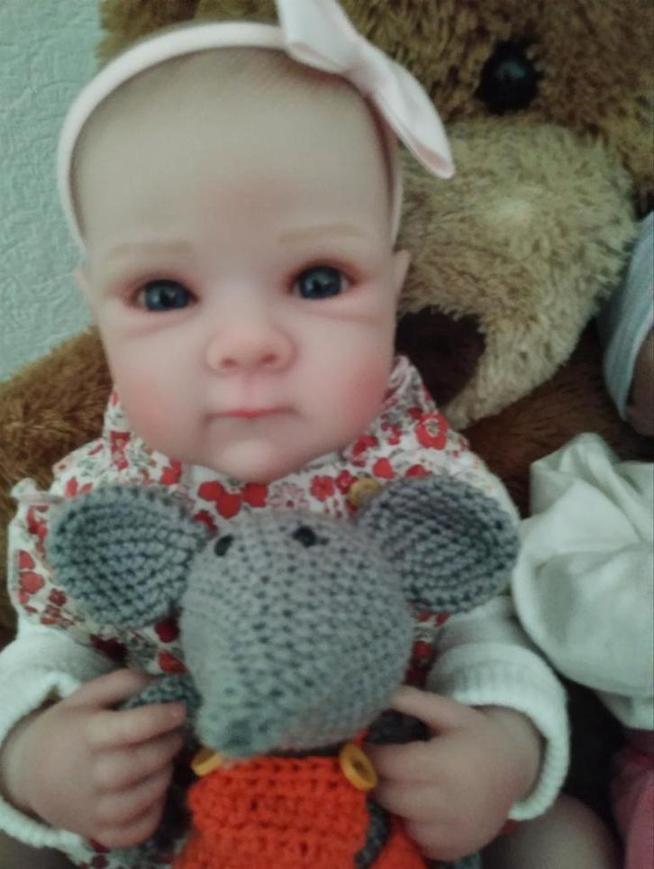 Schattige Bosstony reborn, Verzamelen, Poppen, Pop, Ophalen of Verzenden