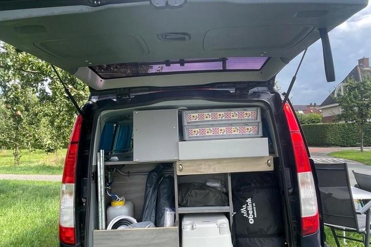 Compacte buscamper met zonnepaneel  - Klaar voor avontuur!, Caravans en Kamperen, Campers, Particulier, tot en met 2, Buscamper of Camperbus