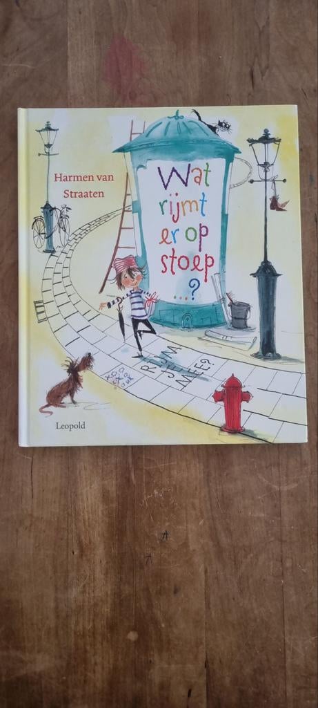 Wat rijmt er op stoep? - Harmen van Straaten, Ophalen of Verzenden, Zo goed als nieuw, Harmen van Straaten, Fictie algemeen