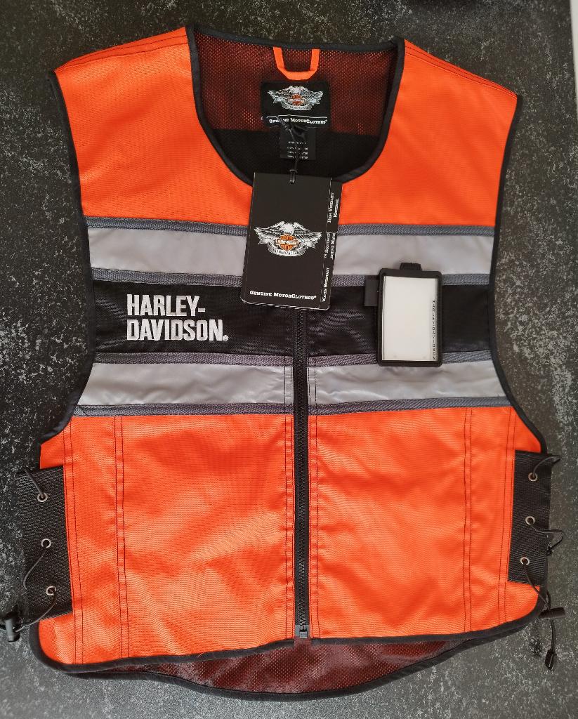 Harley-Davidson Hi-Vision Veiligheids Vest Oranje L NIEUW!, Nieuw met kaartje, Overige typen, Dames, Harley Davidson
