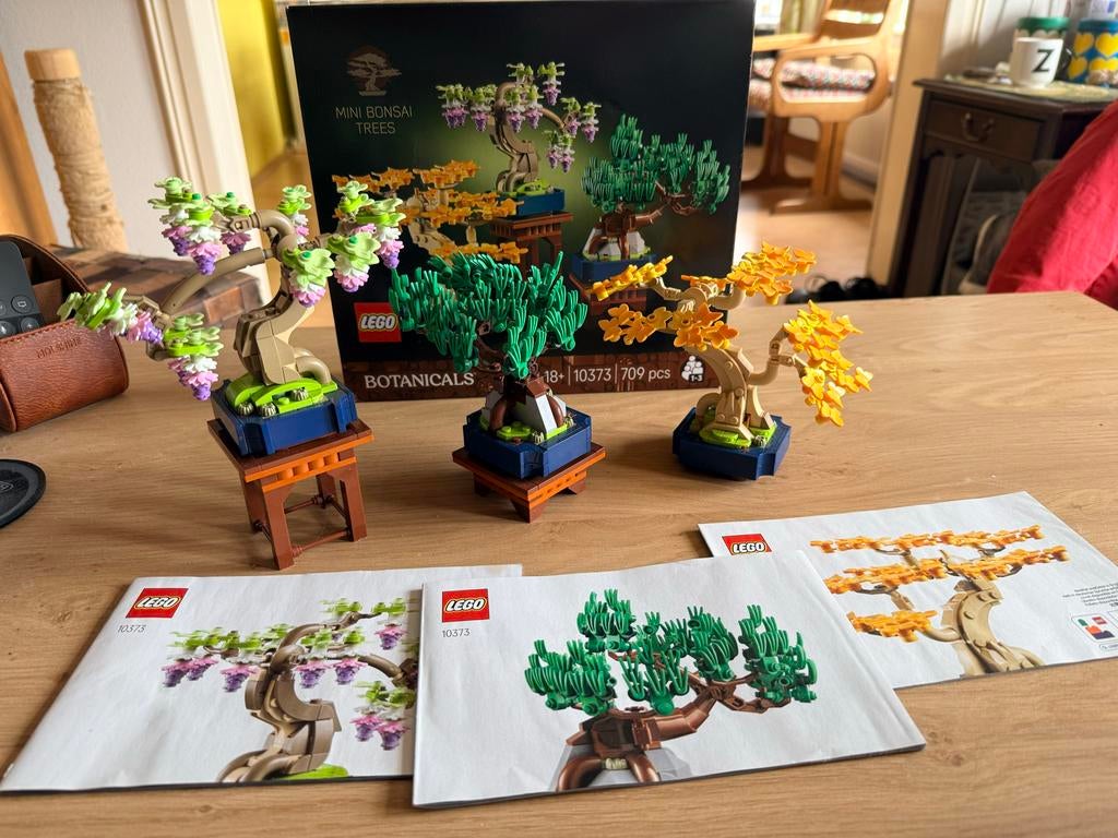 Lego Botanicals 10373 Mini Bonsai Boompjes - Zo goed als nie, Lego, Ophalen of Verzenden, Zo goed als nieuw, Compleet