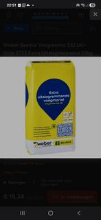 Weber Beamix Voegmortel 332 UR+ Grijs 25kg, Ophalen, Nieuw, Grijs