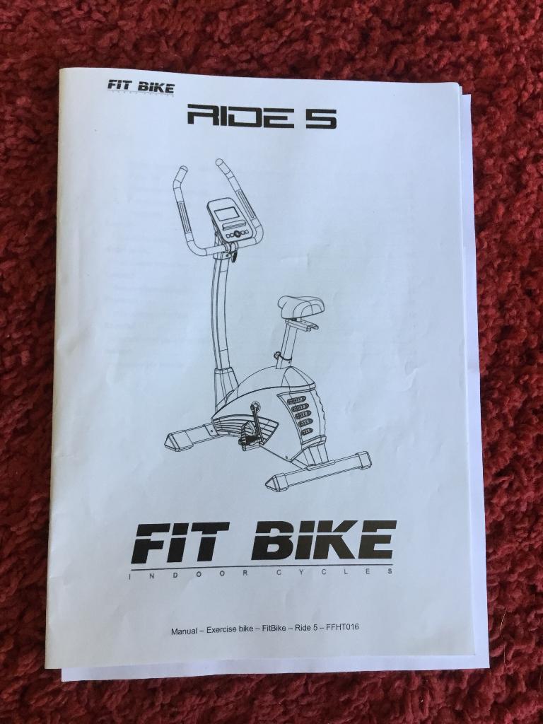 Vrijwel  nieuwe Hometrainer FitBike Ride 5, Sport en Fitness, Fitnessapparatuur, Ophalen, Zo goed als nieuw, Metaal, Buik