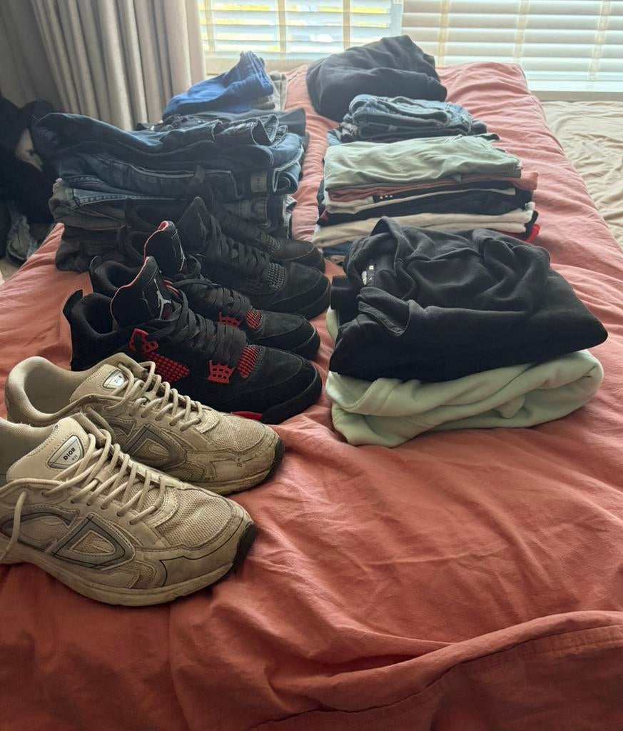 Partij merk kleding & schoenen - heren - moet weg!!, Kleding | Heren, Ophalen, Zo goed als nieuw, Overige maten