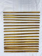 16 messing traproedes ,  trap roedes , trappen, Ophalen of Verzenden, Gebruikt, Minder dan 2 meter