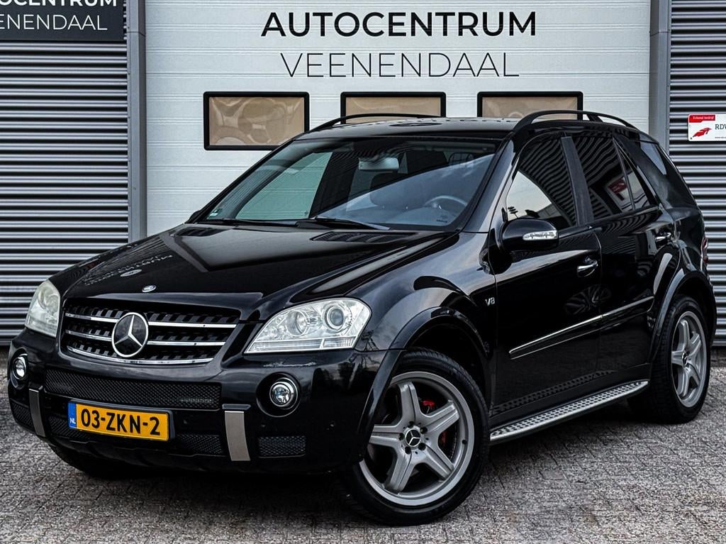 Mercedes-Benz M-klasse ML420 CDI V8 AMG PAKKET HARMAN-KARDON, Auto's, Automaat, Gebruikt, Zwart, Leder