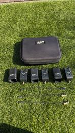 3x delkim EV blauw + delkim hangers + hardcases + opbergtas., Ophalen of Verzenden, Gebruikt, Complete set