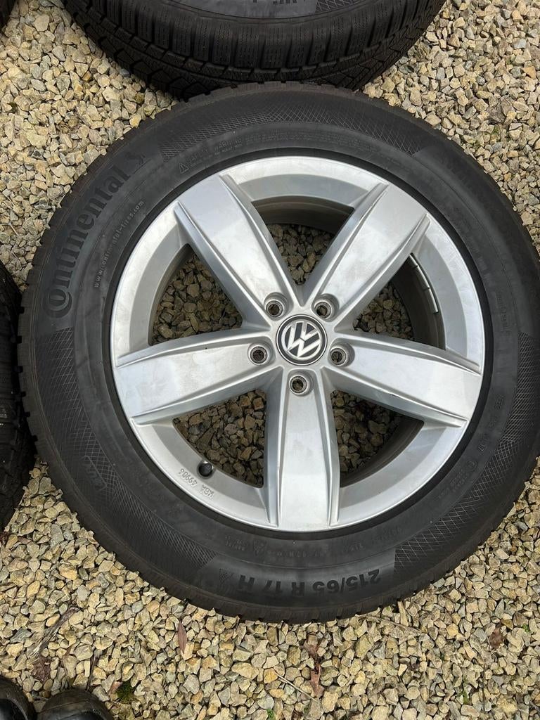 Volkswagen Tiguan 17 inch Corvara winterbanden 5x112 r line, Ophalen, Banden en Velgen, 17 inch, Winterbanden