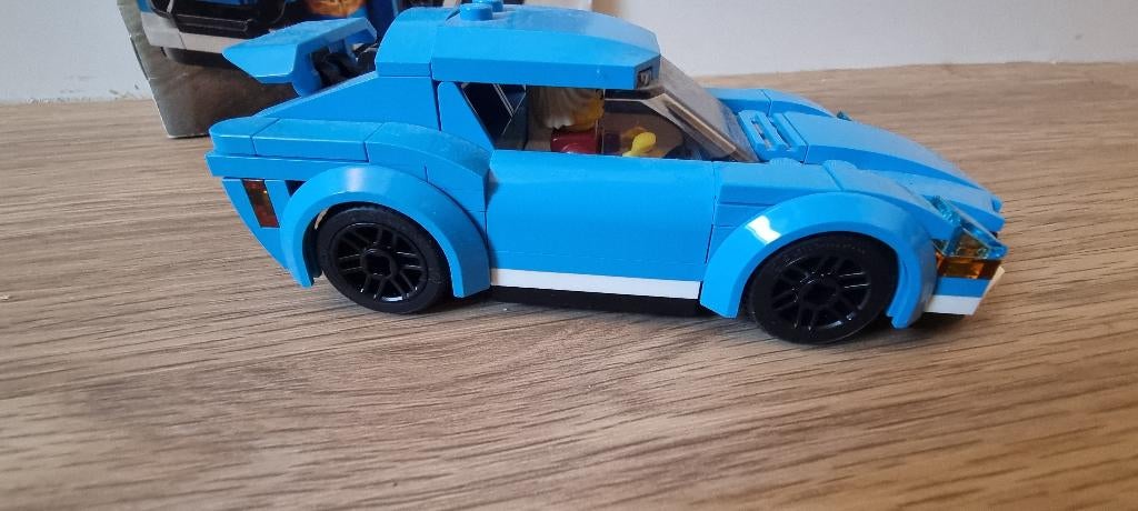 60285 LEGO Sportwagen blauw, City, Lego, Ophalen of Verzenden, Zo goed als nieuw