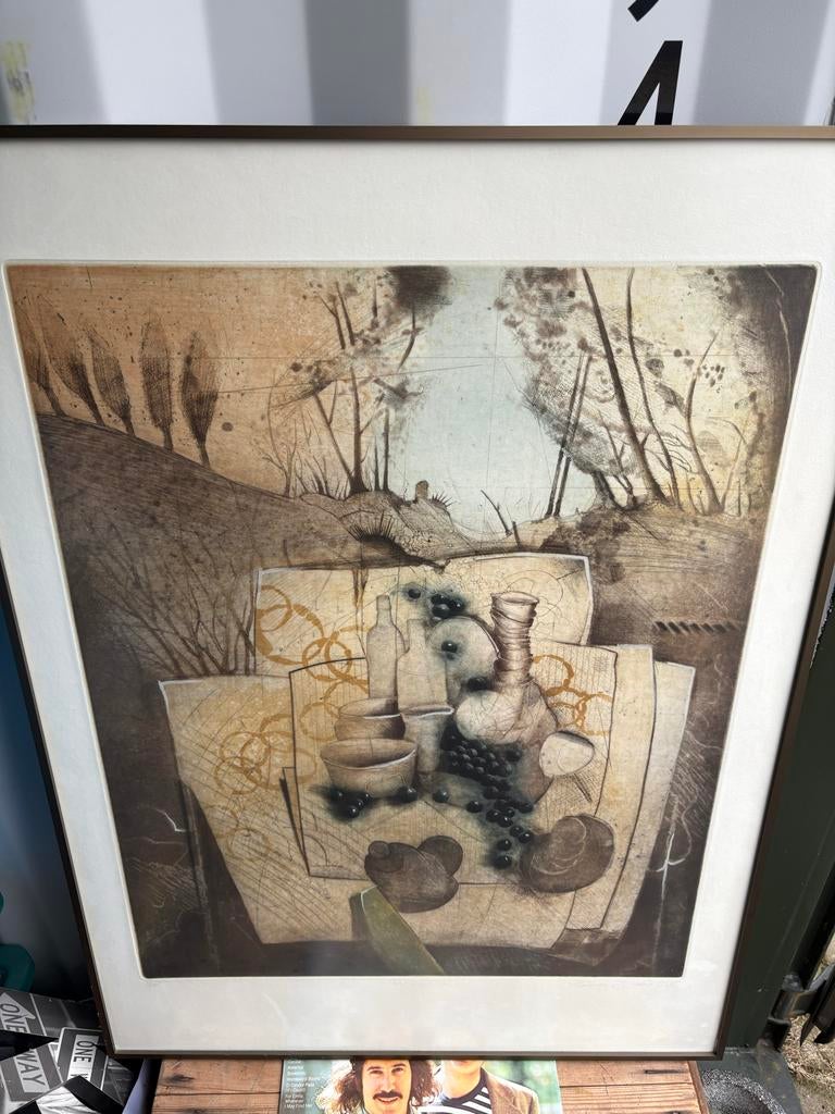 Ets van Rivera Garcia, Antiek en Kunst, Ophalen of Verzenden