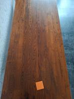 Massief eikenhouten eettafel - 190x84 cm, Ophalen, Gebruikt, Eikenhout, Vijf personen of meer