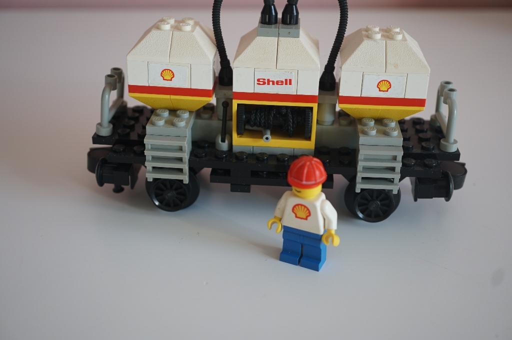 Vintage 12 volt Lego trein tank wagon 7813, Ophalen of Verzenden, Gebruikt, Complete set, Lego