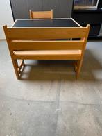 Kinder speeltafel met bankje en stoel, Ophalen, Zo goed als nieuw, Tafel