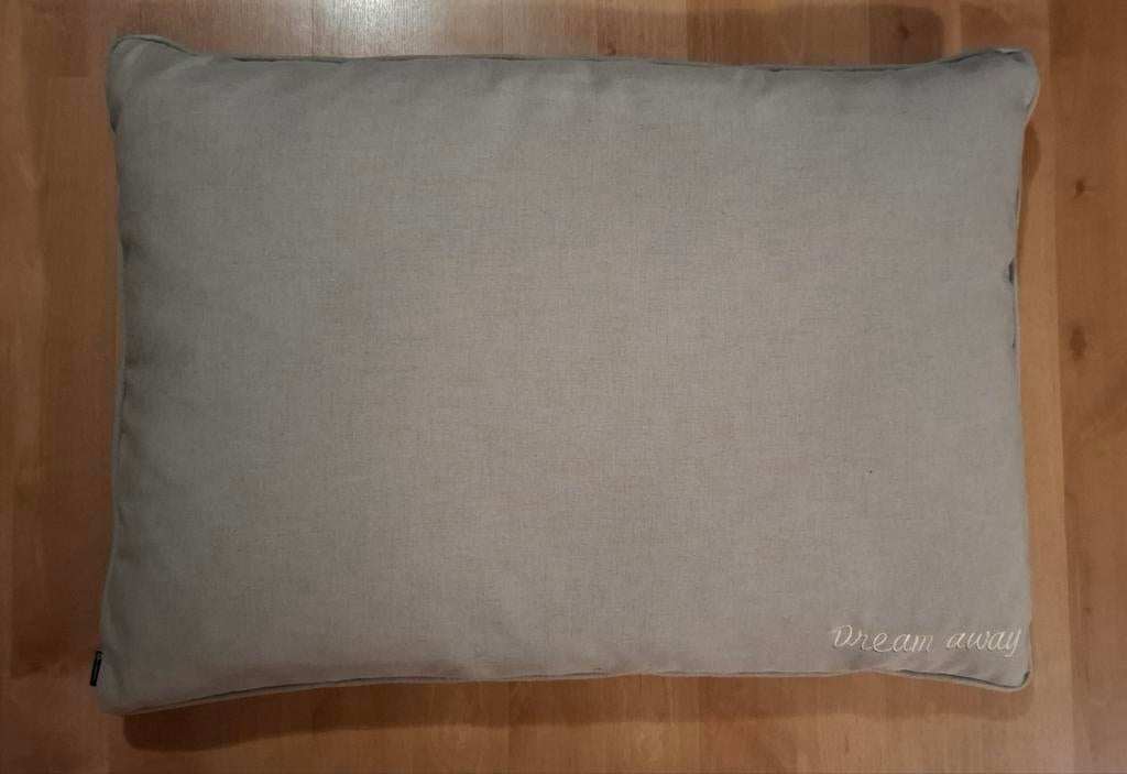 Zandkleurig hondenkussen, Dieren en Toebehoren, Ophalen of Verzenden, Zo goed als nieuw