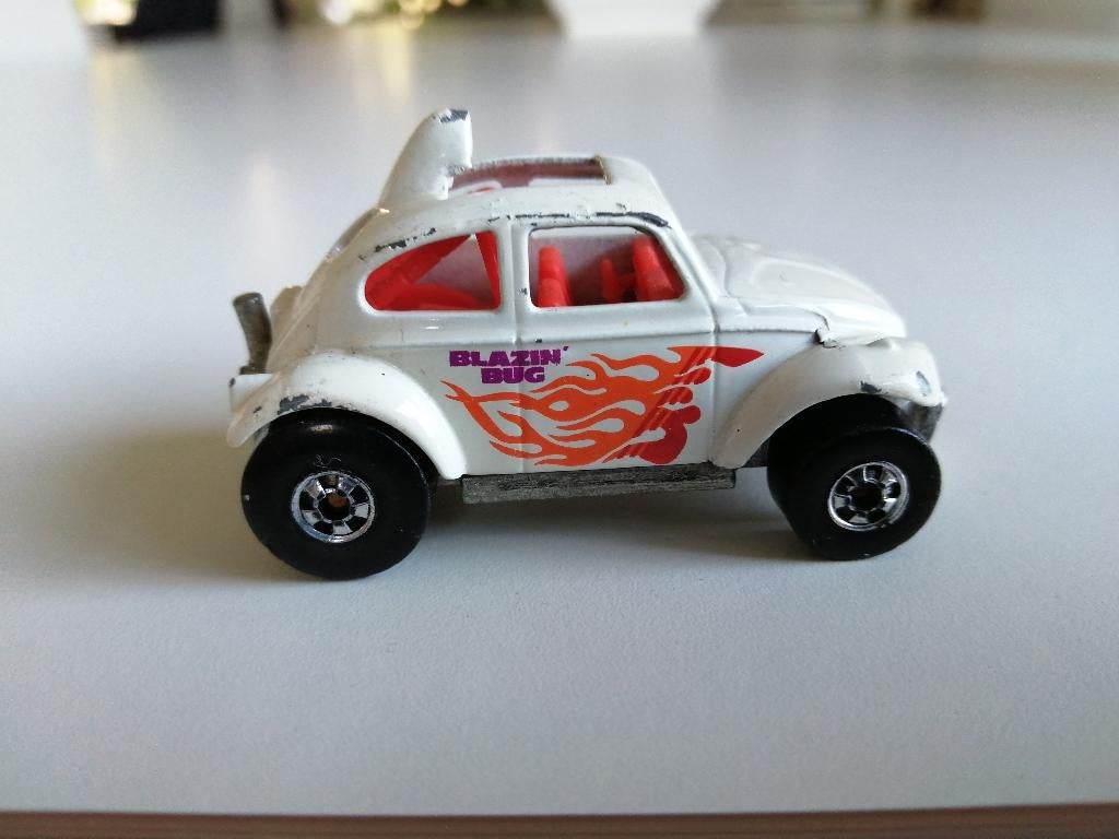 Vintage hot wheels blazin baja bug jaar 1983, Ophalen of Verzenden, Gebruikt, Auto