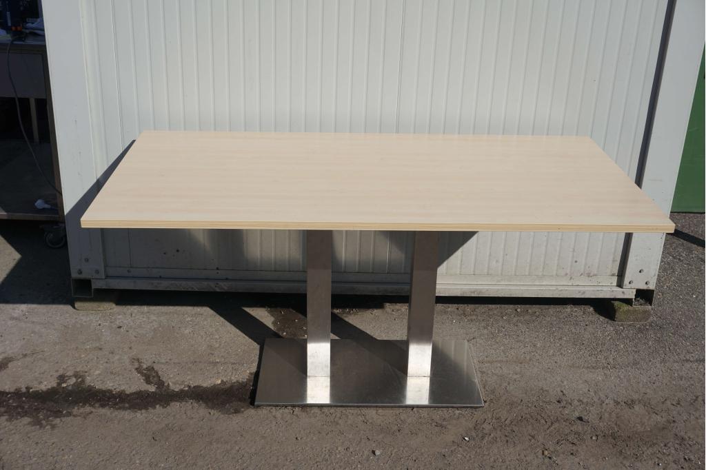Mooie eettafel horeca tafel 80x160, Huis en Inrichting, Tafels | Eettafels, Gebruikt, 50 tot 100 cm, 150 tot 200 cm, Niet ingevuld
