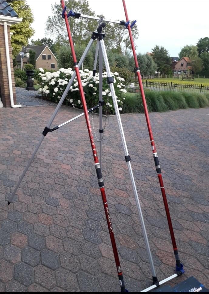 Complete strandset hengels molens strandsteun nieuwe set, Watersport en Boten, Hengelsport | Zeevissen, Nieuw, Complete set, Ophalen