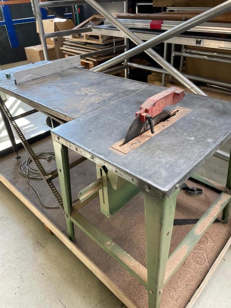 zaagtafel 230v Elektra Beckum, Doe-het-zelf en Verbouw, Ophalen, Elektra Beckum, Gebruikt, Cirkelzaag