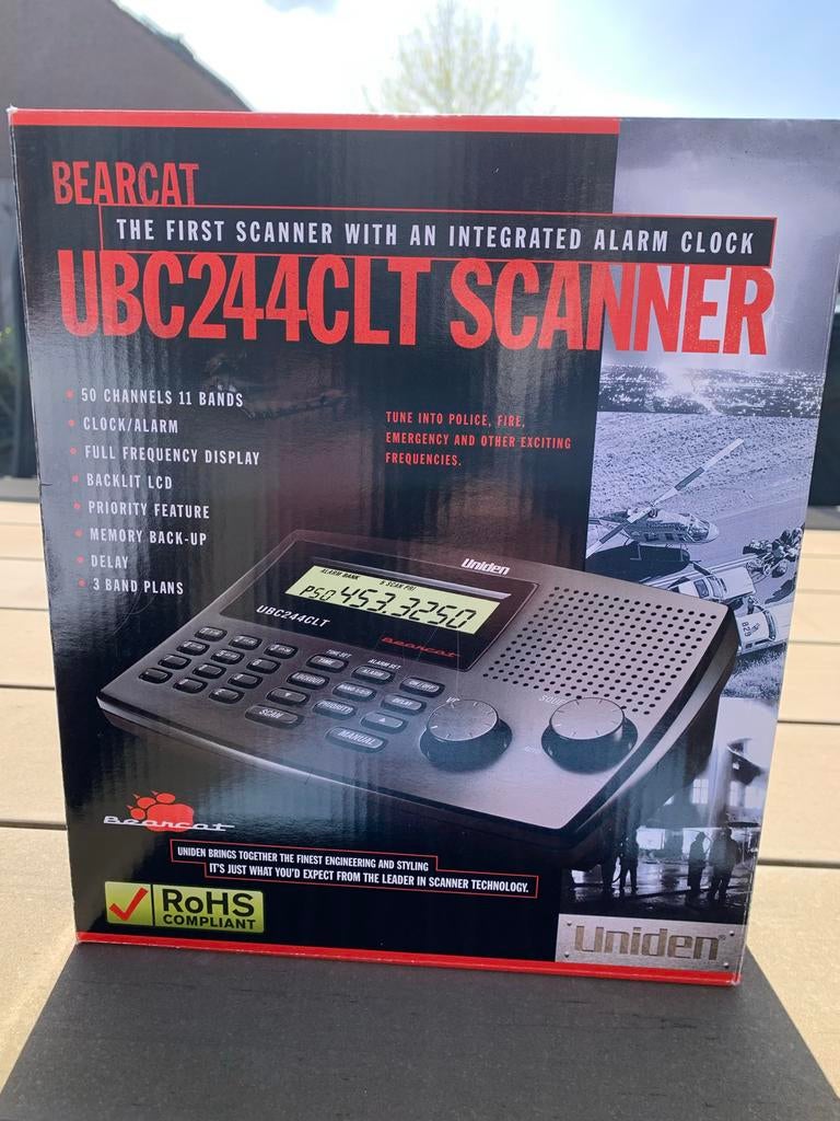 Uniden Bearcat UBC244CLT scanner, Ophalen, Gebruikt, 30 tot 200 kanalen