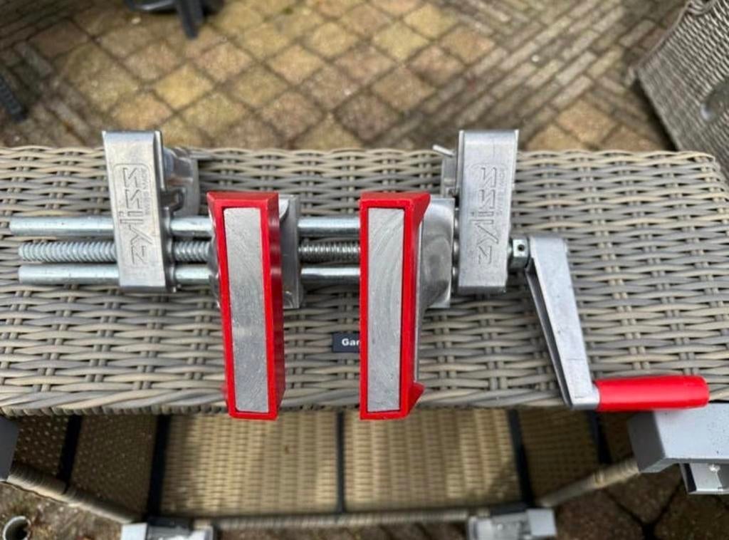 Zylizz bankschroef, Doe-het-zelf en Verbouw, Gereedschap | Handgereedschap, Ophalen, Gebruikt