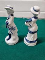 -	Beelden stel met banjo en harp, Verzamelen, Ophalen of Verzenden