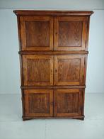 19e-eeuws Europees dennen campaign-kastje / chest-on-chest, Ophalen of Verzenden