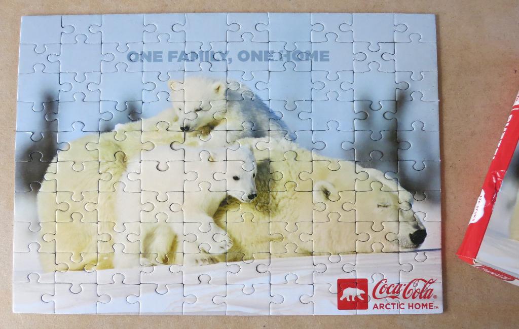 Coca Cola puzzel, Verzamelen, Merken en Reclamevoorwerpen, Ophalen of Verzenden, Zo goed als nieuw, Overige typen