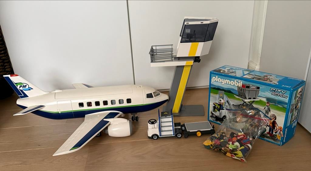 Playmobil Vliegtuig, Communicatietoren & Aanvullingsset 5262, Kinderen en Baby's, Speelgoed | Playmobil, Ophalen of Verzenden