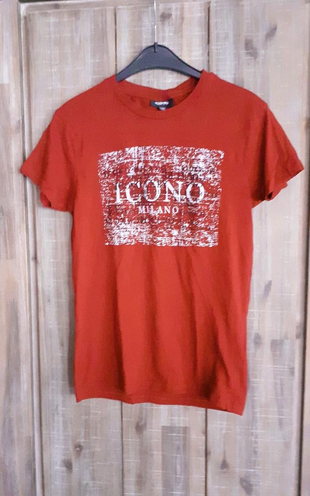 Shirt van Icono Couture maat XS, Kleding | Heren, Icono couture, Ophalen of Verzenden, Zo goed als nieuw, Rood