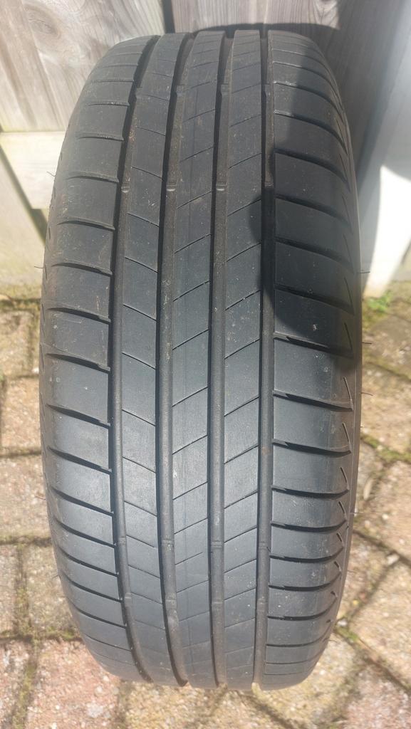 4 zgan Bridgestone Turanza banden met velgen - Skoda Fabia, Auto-onderdelen, Banden en Velgen, Banden en Velgen, Zomerbanden, 15 inch